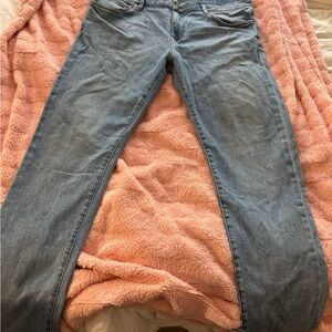 Burberry Light Blue Straight Leg Jeans